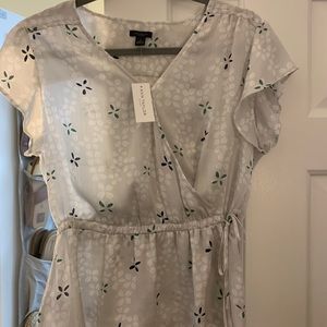 Tie Waist Ann Taylor Blouse
